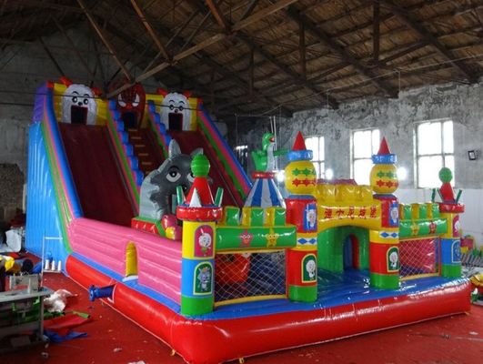 500 কেজি স্লাইড ইনফ্ল্যাটেবল বাউন্সী কাসল ইনফ্ল্যাটেবল স্লাইড বাণিজ্যিক স্লাইড